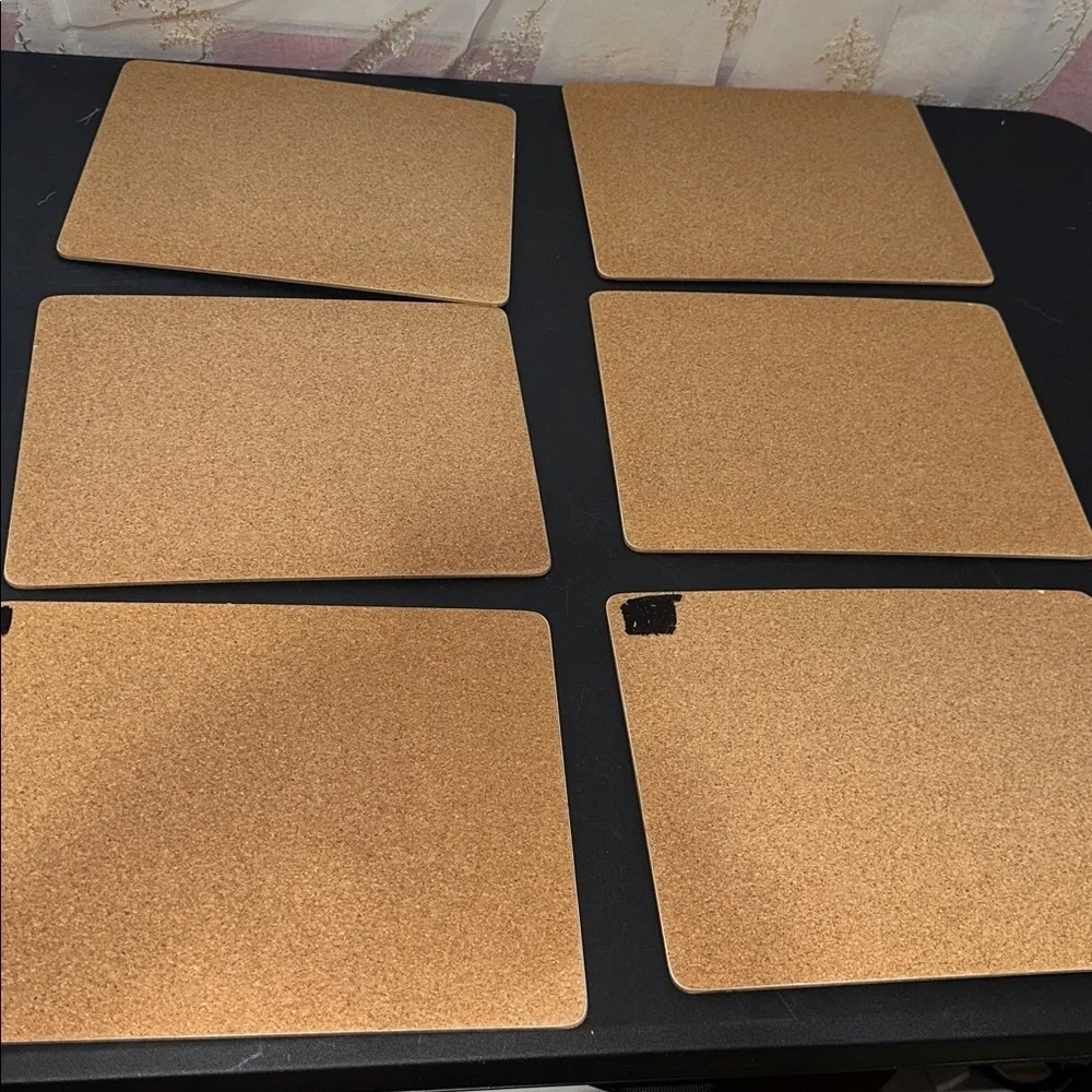 England vintage historic melamine cork placemats set of 6